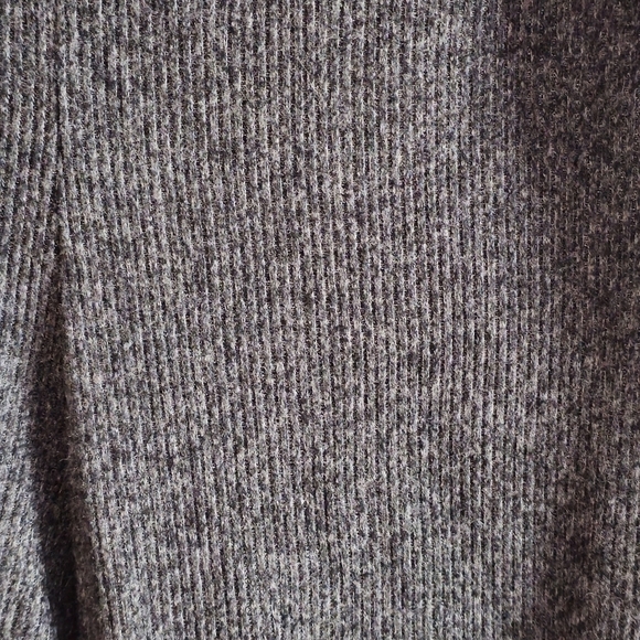 Lily Morgan Women's Grey Ribbed Knit Pants Size 3X - Picture 3 of 5